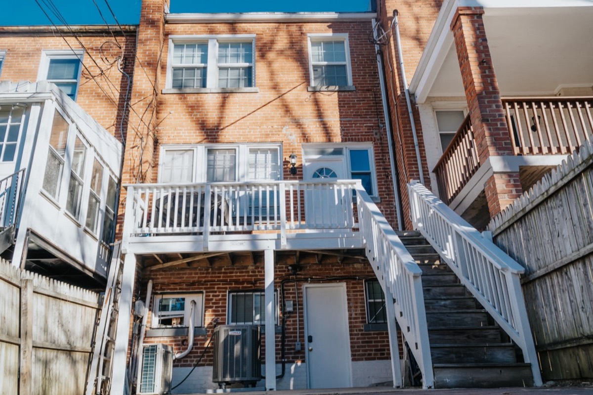 Rear deck and back of the house